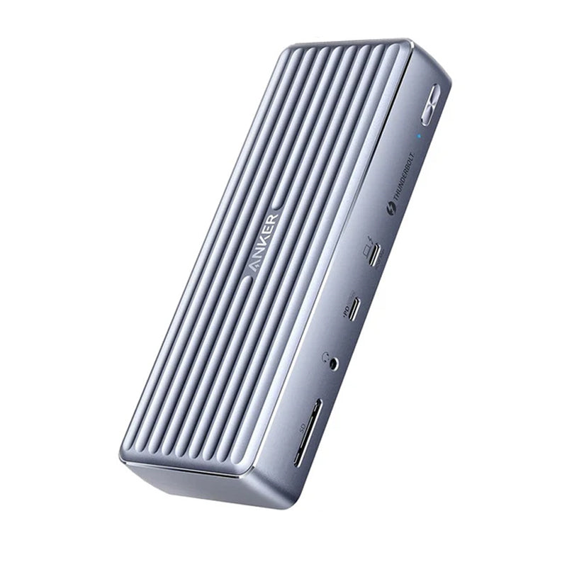 Anker 777 Thunderbolt Docking Station (Apex, 12-in-1, Thunderbolt 4), Max 90 Watts Charging for Laptop, 20 Watts Power Delivery, Single 8K, Triple 4K Display, 10Gbps Data, Ethernet, Audio, SD Anker 777 Thunderbolt Docking Station (Apex, 12-in-1, Thunderbolt 4), Max 90 Watts Charging for Laptop, 20 Watts Power Delivery, Single 8K, Triple 4K Display, 10Gbps Data, Ethernet, Audio, SD